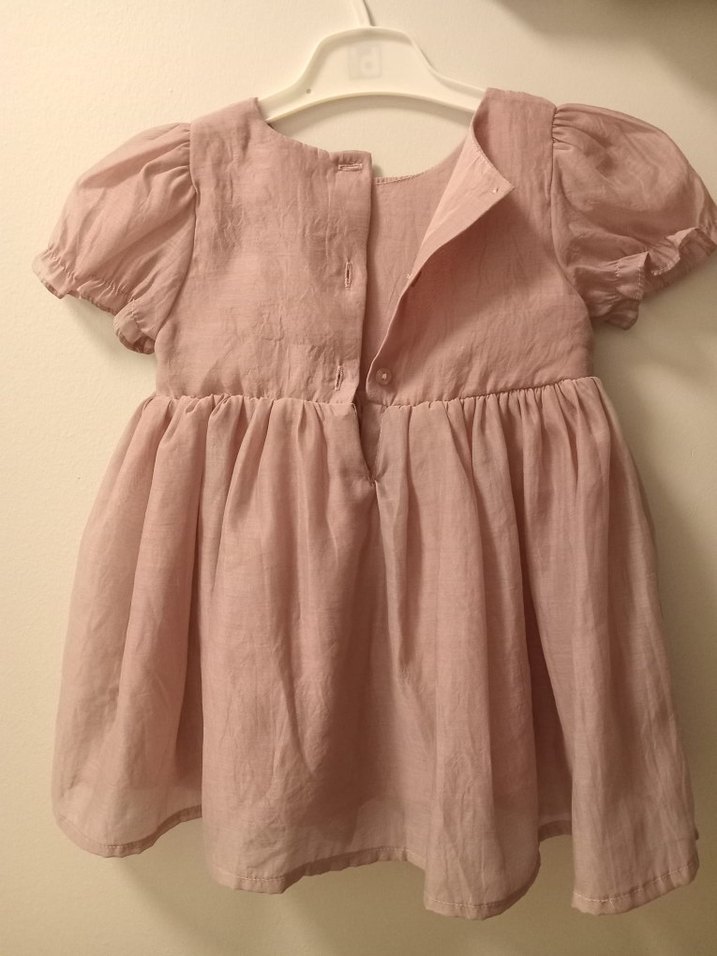 Pembe dogum gunu Kız Elbisesi - Görsel 5