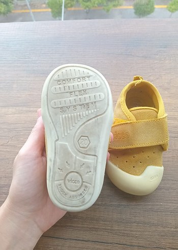 Sarı İlk Adım Kız Çocuk Ayakkabısı vicco - Görsel 2