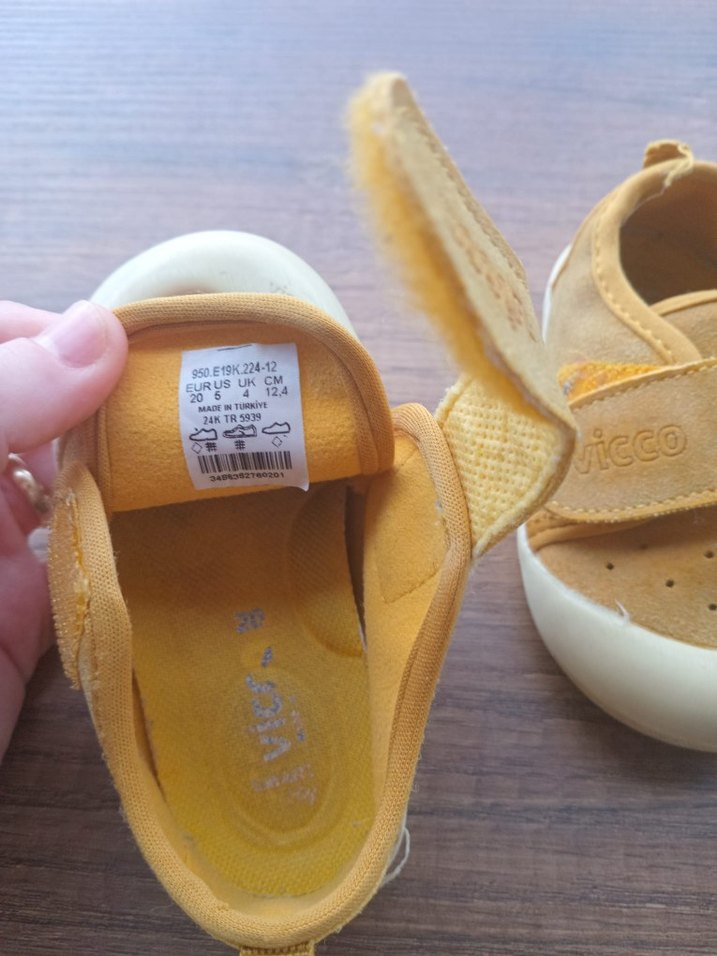 Sarı İlk Adım Kız Çocuk Ayakkabısı vicco - Görsel 4