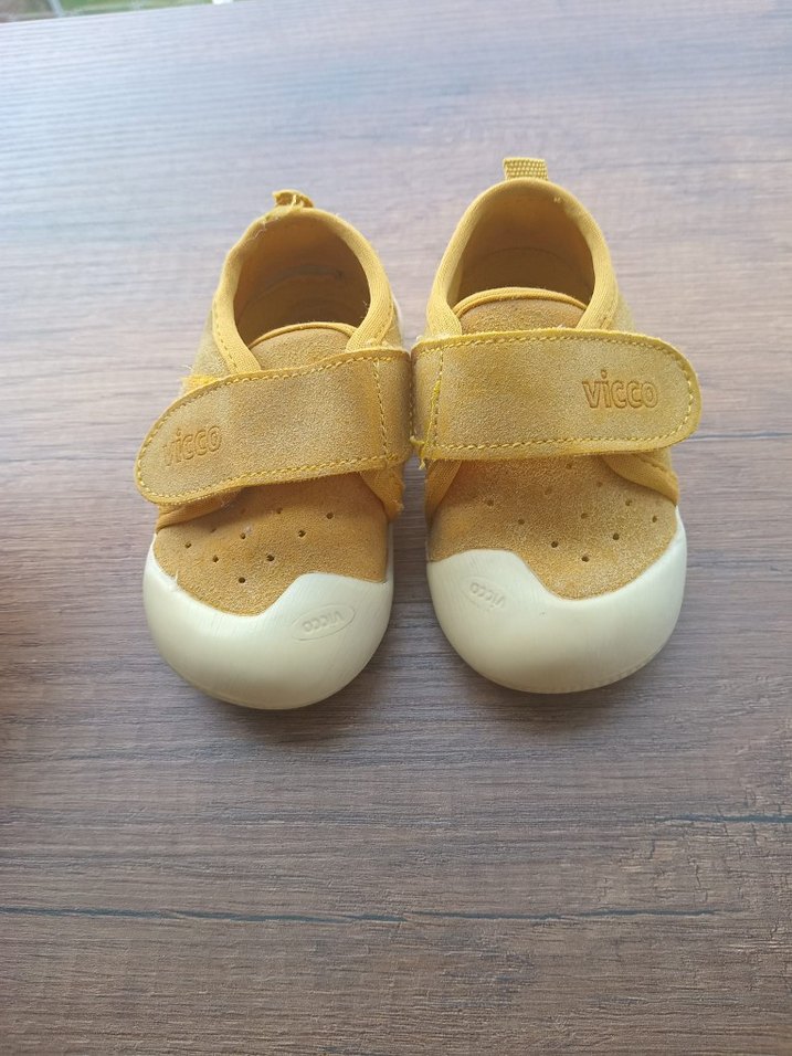 Sarı İlk Adım Kız Çocuk Ayakkabısı vicco - Görsel 3