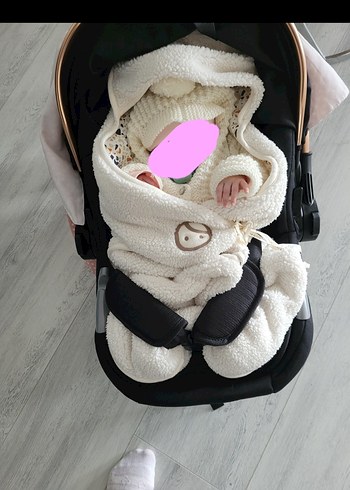 Beyaz Bebek kundagi, hastane çıkışı,battaniye - Görsel 8