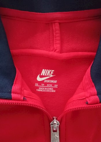 orijinal Kırmızı Fermuarlı Spor Ceket - Görsel 4