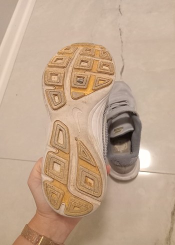 Nike Gri Spor Ayakkabı Velcro - Görsel 7