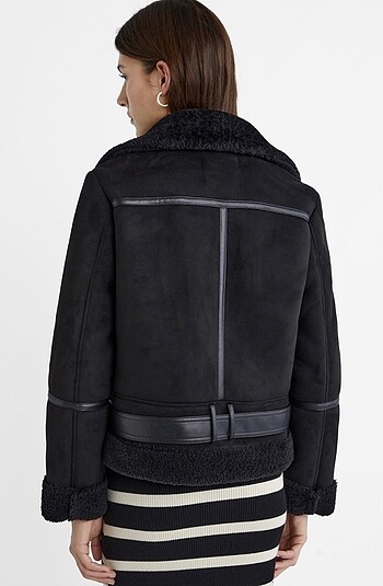 s Beden Stradivarius biker ceket mont