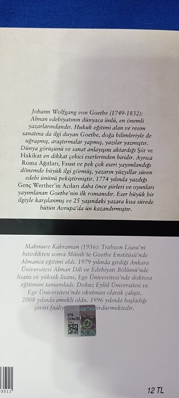 Beden Genç Warther'in Acıları