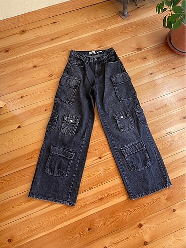 cargo wide leg jeans 'kargo pantolon