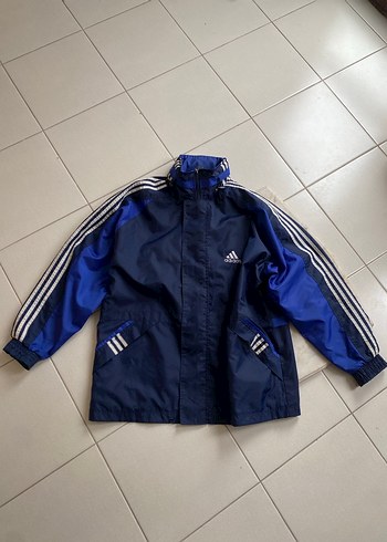 Lacivert Adidas Erkek Rüzgarlık Mont