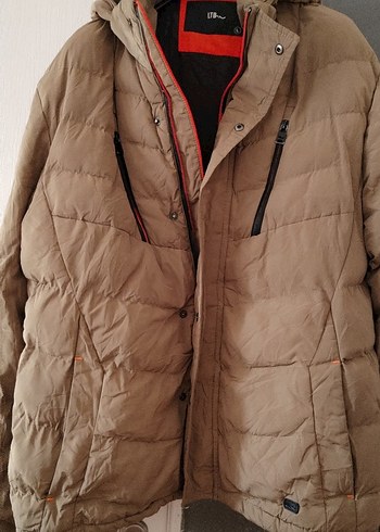 LTB Bej Fermuarlı Erkek Mont Kaban