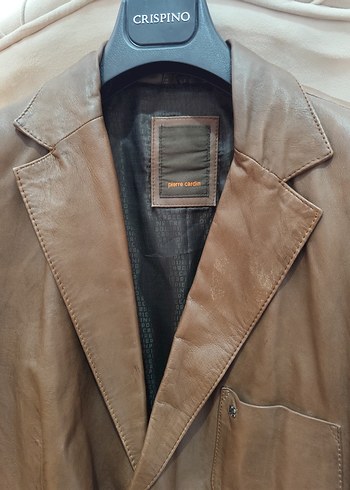 Pierre Cardin Kahverengi Erkek Deri Ceket - Görsel 3