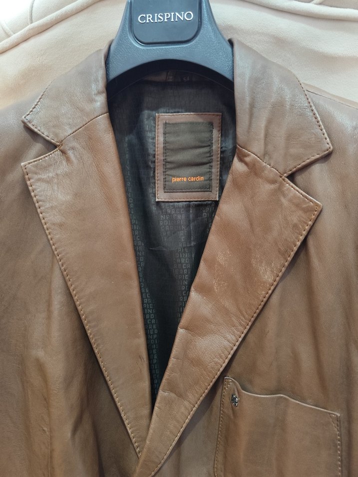 Pierre Cardin Kahverengi Erkek Deri Ceket - Görsel 3