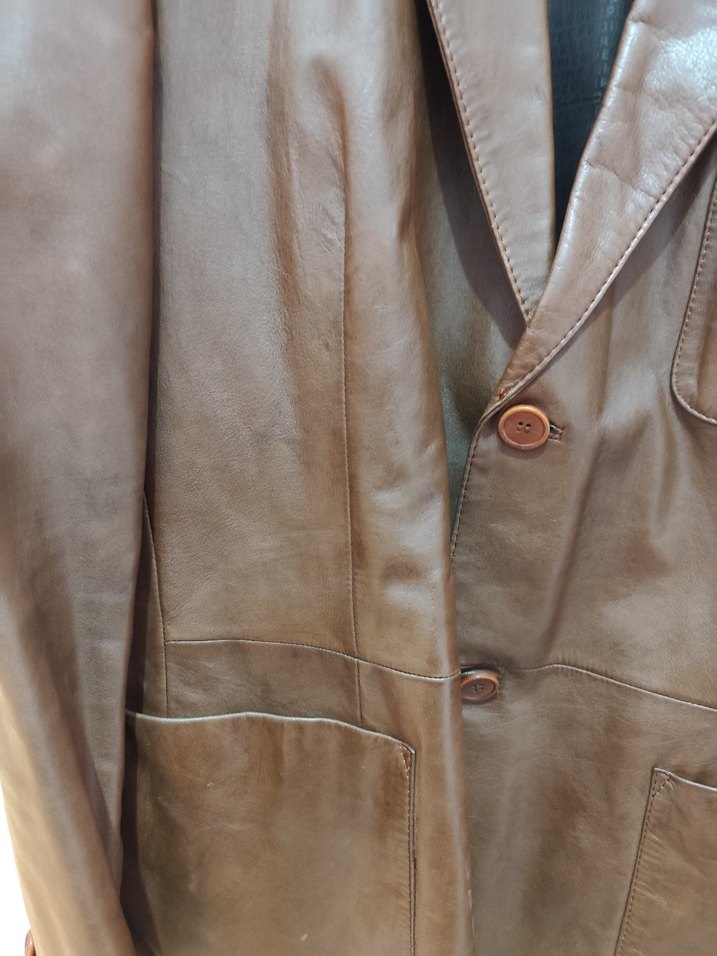 Pierre Cardin Kahverengi Erkek Deri Ceket - Görsel 5