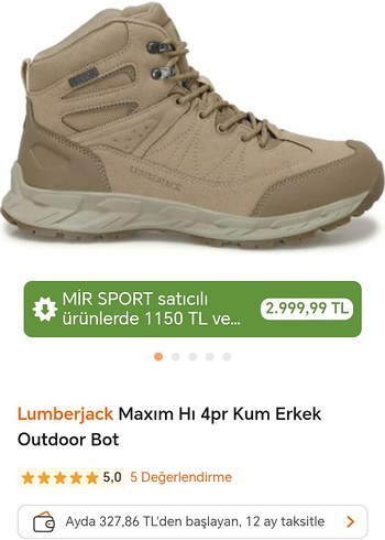 Lumberjack Maxim Hi 4pr Erkek Kum Bot 42 - Görsel 9