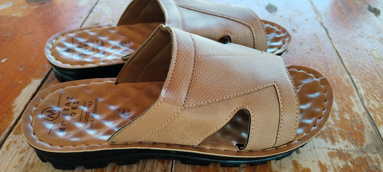 Bej Erkek Terlik - Görsel 2