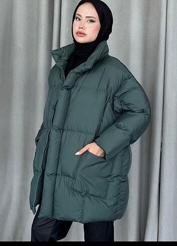 diğer Beden Yeşil şişme mont