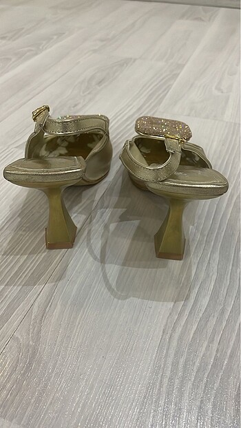 38 Beden altın Renk #ayakkabı #topukluayakkabı #stiletto