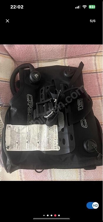 xs Beden Cressi marka Dalış denge yeleği bc