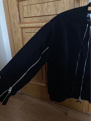 36 Beden Zara siyah bomber ceket