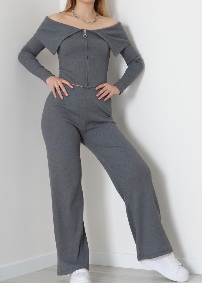 Kadın Uzun Kollu Takım S M L - Görsel 3