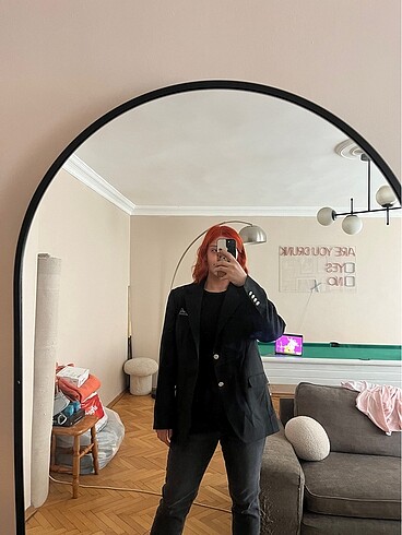 48 Beden siyah Renk Blazer ceket