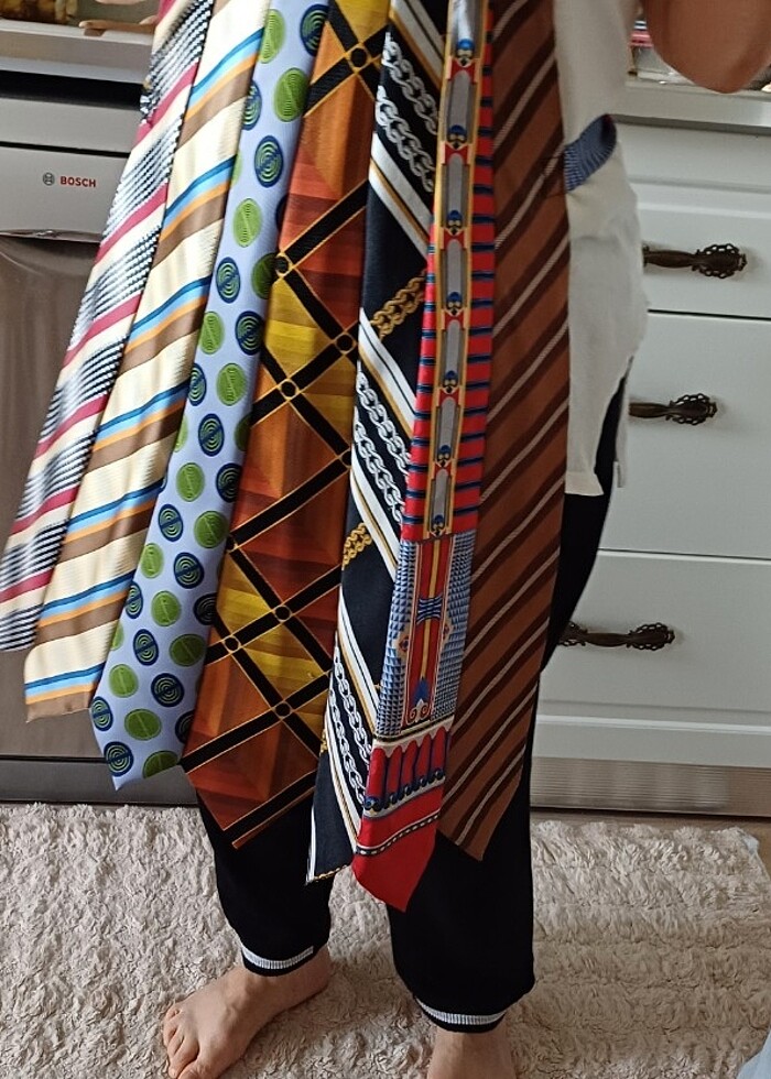 Kravattan tasarım önlük  - Görsel 2