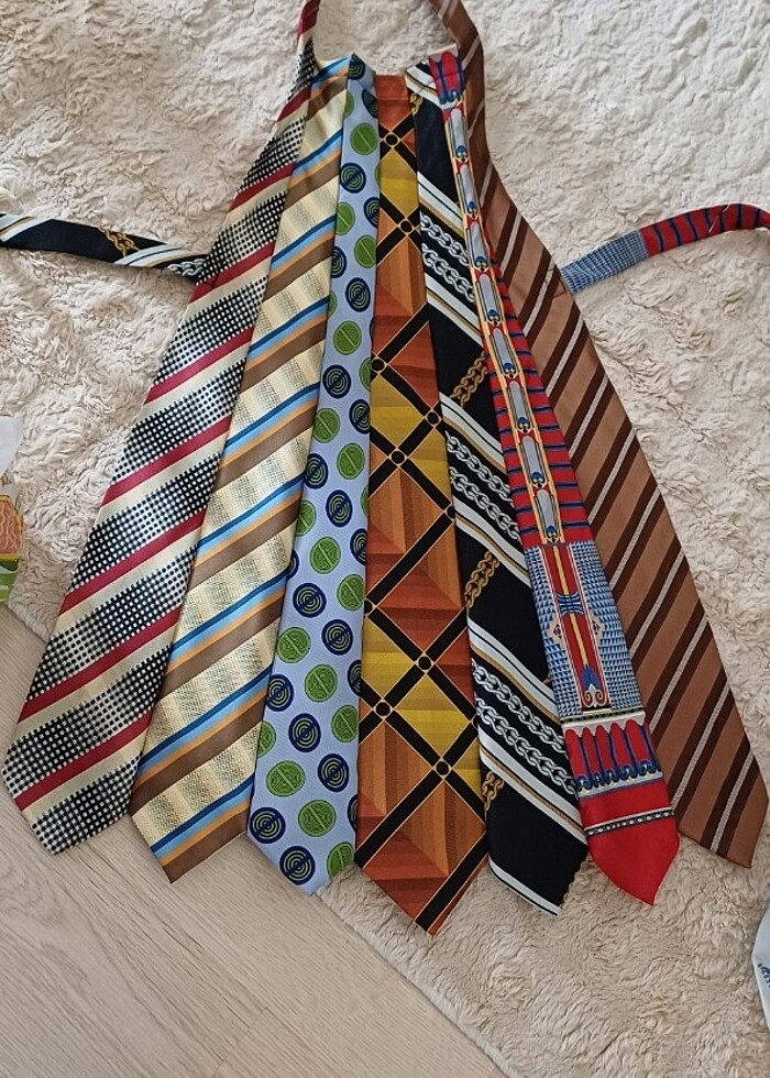 Kravattan tasarım önlük  - Görsel 3