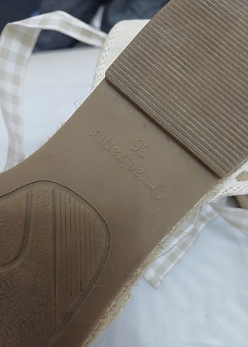 stradivarius sandalet 36 numara - Görsel 7