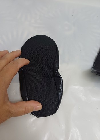 Kız Çocuk Siyah Lastikli Bale Ayakkabısı - Görsel 2