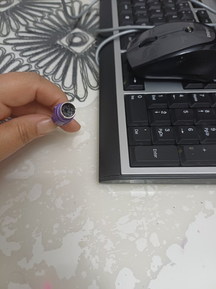 Mor ve Gri Kablolu Klavye PR02000 - Görsel 3