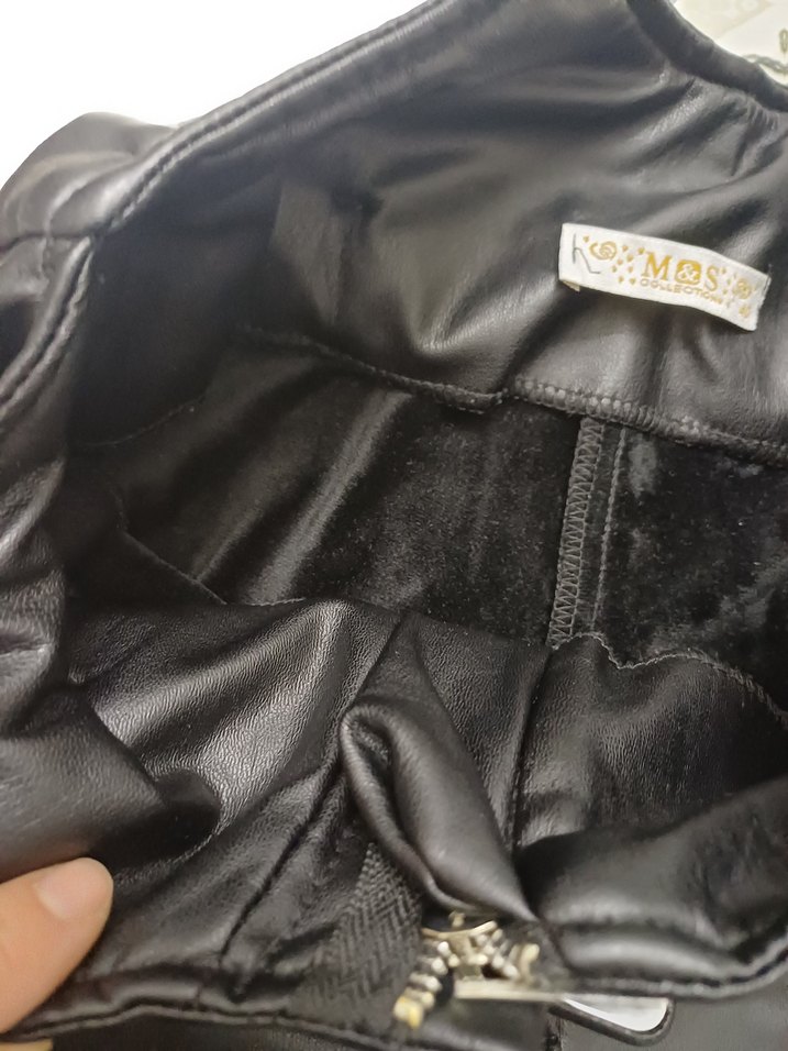 kemerli deri pantalon - Görsel 5