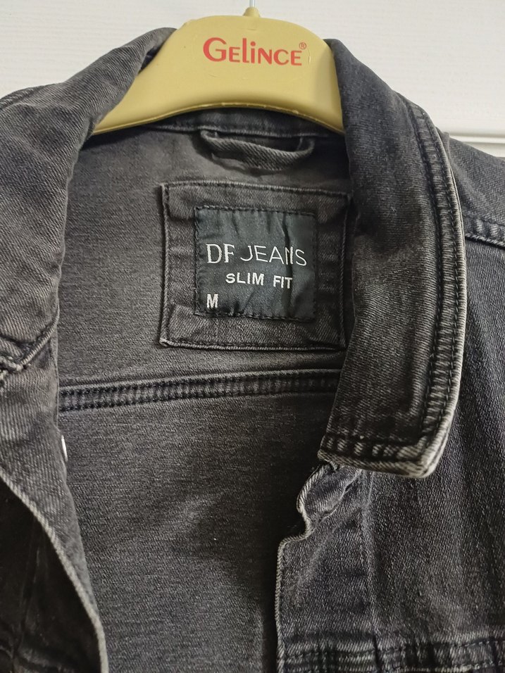 m beden slim fit kot ceket - Görsel 2