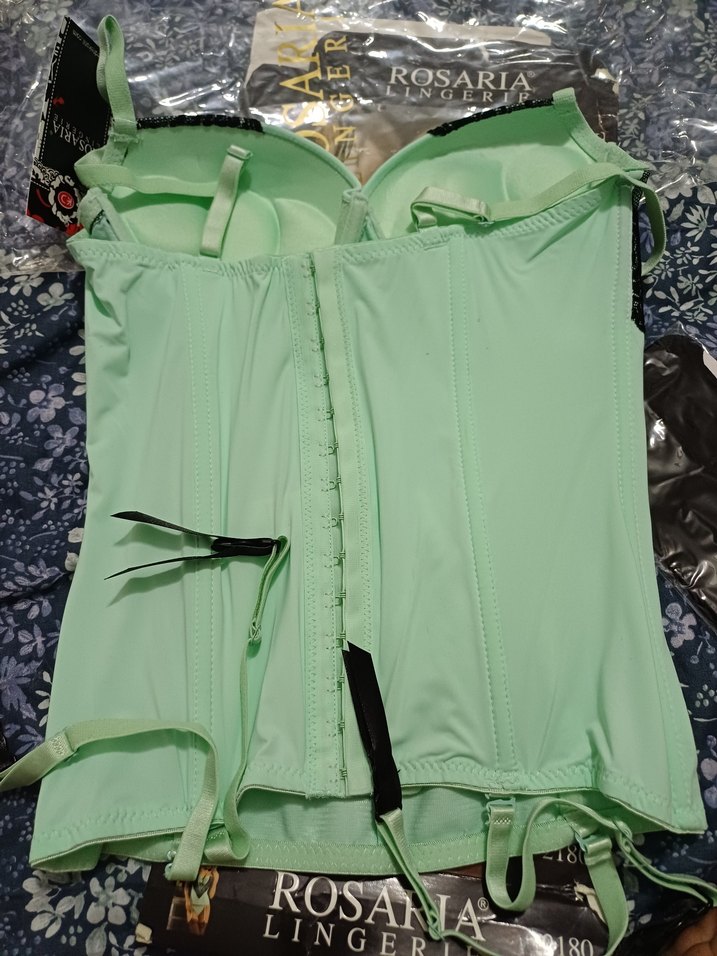 Nakışlı Yeşil  Korsesi - Görsel 2