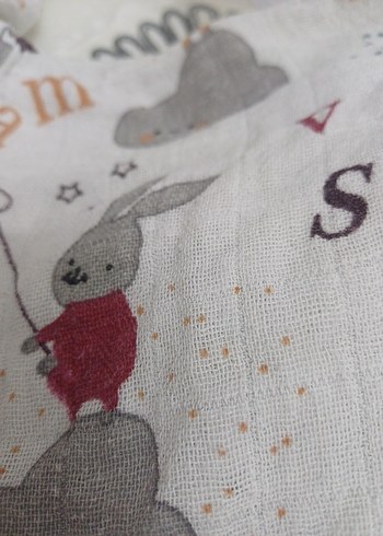 kapsonlu Müslin kumaş bornoz - Görsel 3