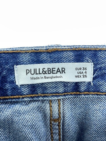 36 Beden mavi Renk Pull and Bear Mini Şort %70 İndirimli.
