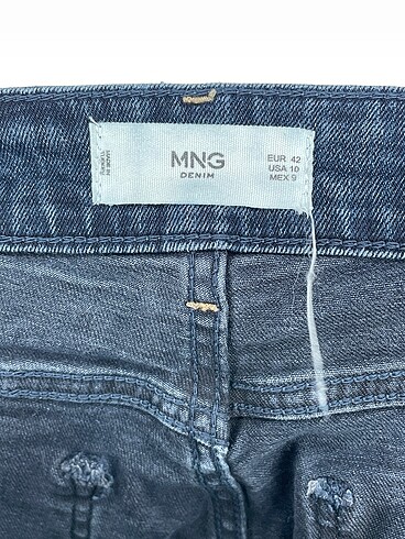 42 Beden lacivert Renk Mango Jean / Kot %70 İndirimli.