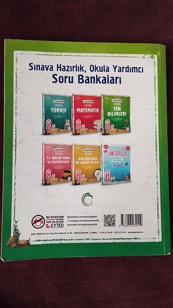 8. Sınıf fen bilimleri classmate soru bankası