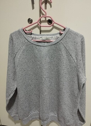 xl Beden Kadın Gri Sweatshirt