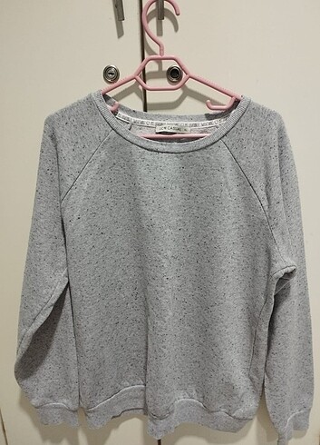 xl Beden gri Renk Kadın Gri Sweatshirt