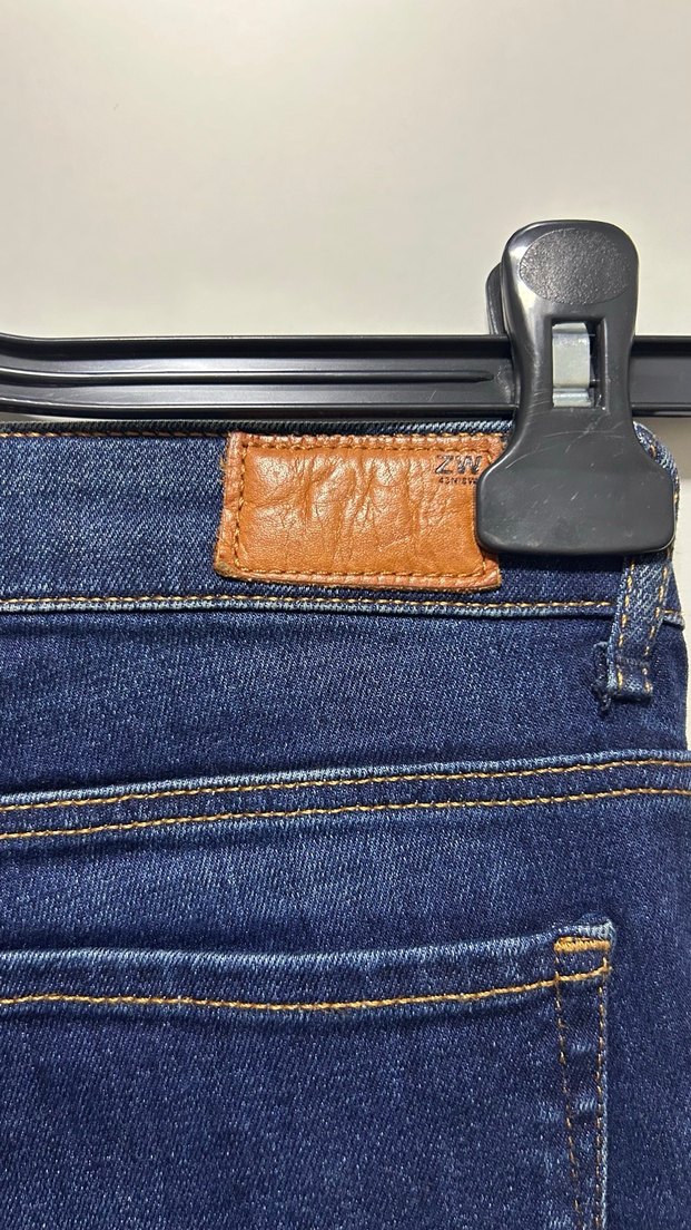 Lacivert Kadın Denim Pantolon - Görsel 5