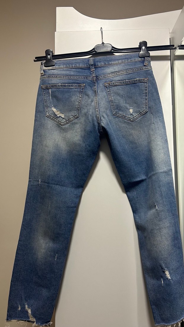 Rahat Kesim Kadın Kot Pantolon - Görsel 4