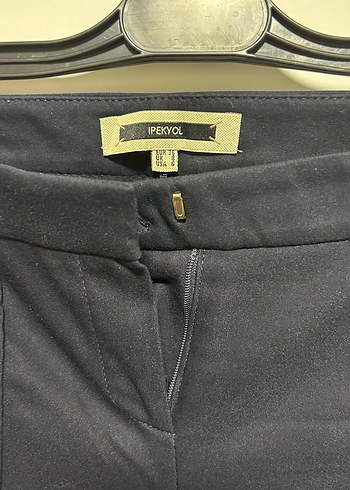 Lacivert Kadın Kumaş Pantolon - Görsel 2