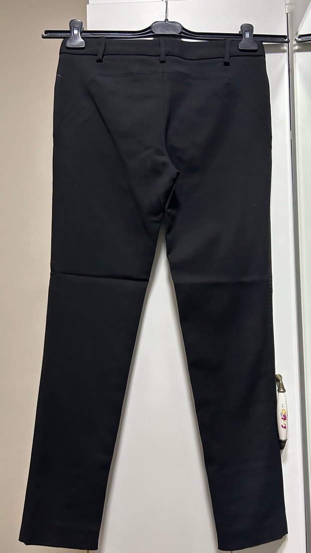 Siyah Kadın Ofis Kumaş Pantolon - Görsel 4