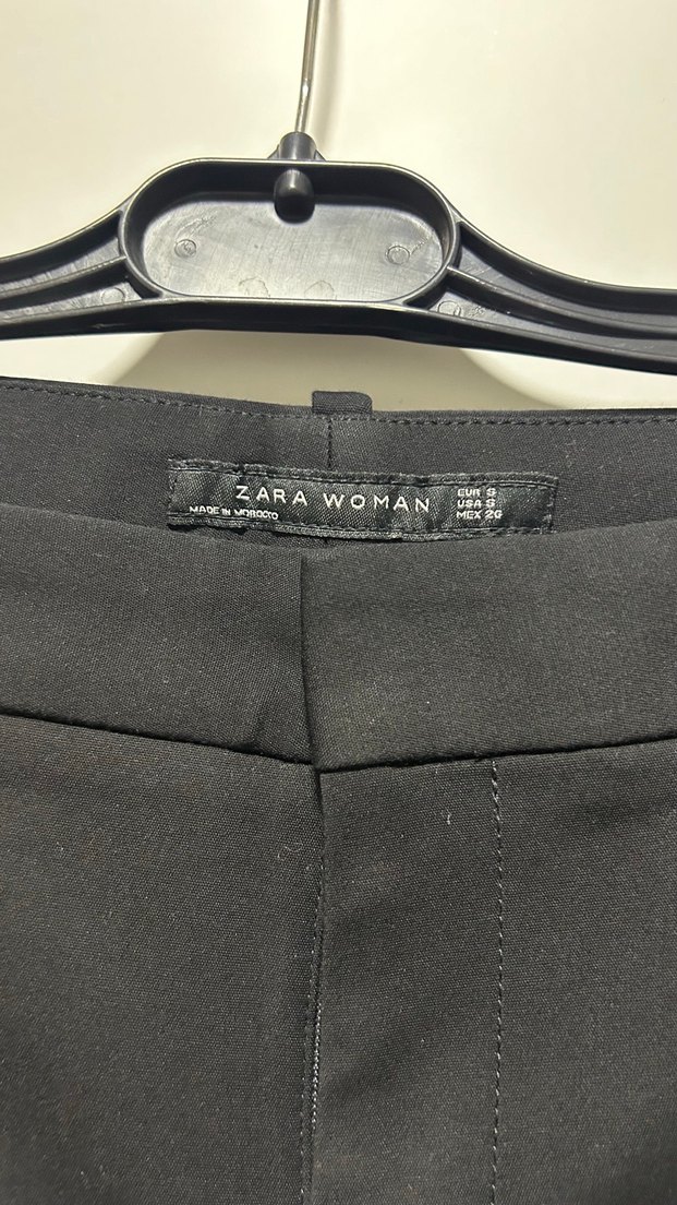 Siyah Kadın Ofis Kumaş Pantolon - Görsel 3