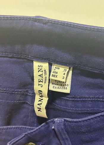 Lacivert Kadın Denim Pantolon - Görsel 4