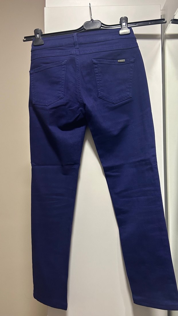 Lacivert Kadın Denim Pantolon - Görsel 3