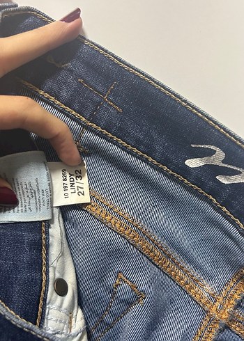 Kadın Lacivert Denim Normal Boy Jean - Görsel 6