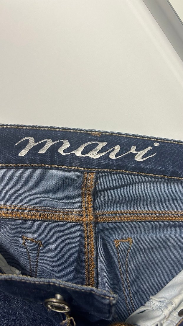 Kadın Lacivert Denim Normal Boy Jean - Görsel 5