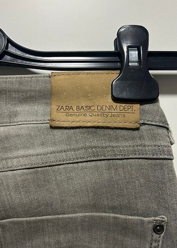 Gri Midi Boy Kadın Denim Pantolon - Görsel 4