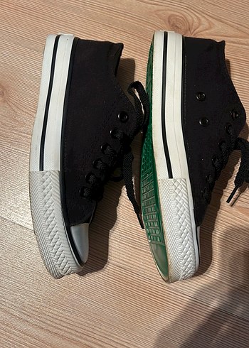 Siyah Bağcıklı Kadın Günlük Spor Ayakkabı - Görsel 2