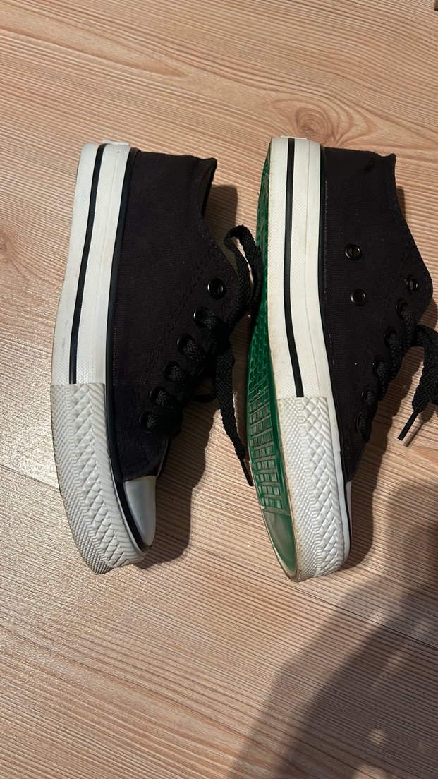 Siyah Bağcıklı Kadın Günlük Spor Ayakkabı - Görsel 2