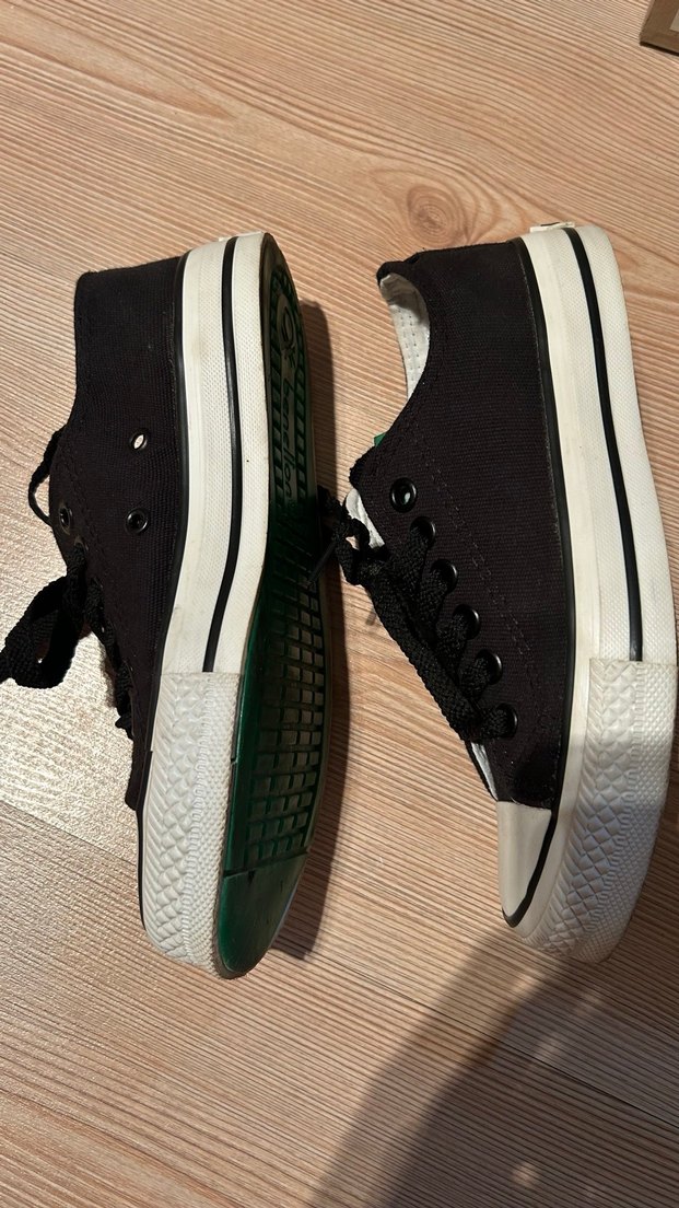 Siyah Bağcıklı Kadın Günlük Spor Ayakkabı - Görsel 3